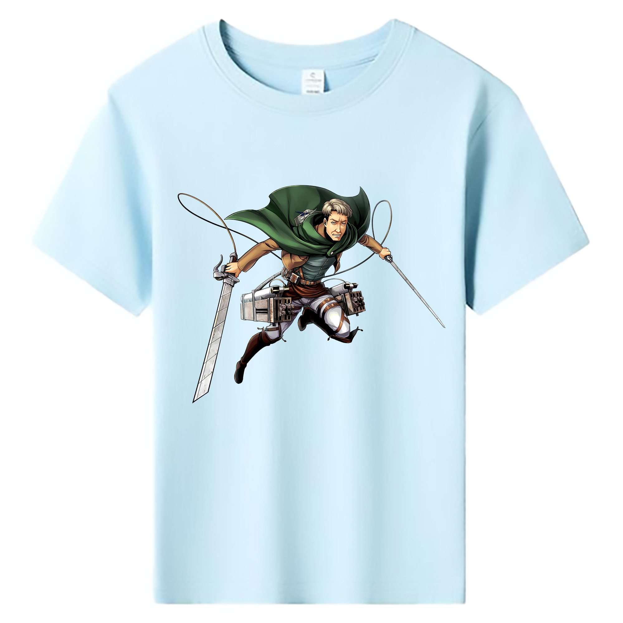 （画像用） 進撃の巨人 Attack on Titan 綿100％キッズTシャツ（フロントプリント）
